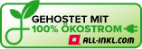 gehostet mit 100% Ökostrom von all‑inkl.com